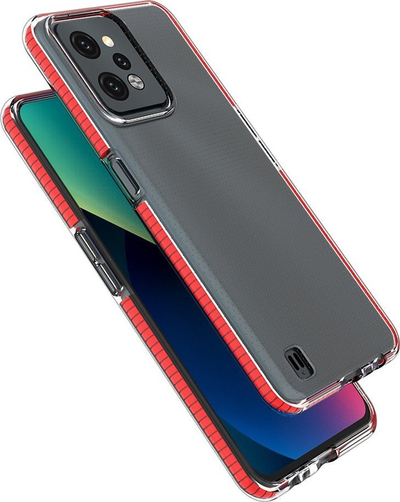Mbulesë telefoni Hurtel Spring Case Realme C31, silikon, rozë e çelët