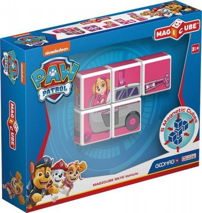 Магнетни блокови Geomag Paw Patrol Skye, 24.5x19x5 см, 5 парчиња