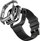 Komplet rrip dhe kasë Kingxbar CYF148 për Apple Watch 44/45mm, 2 në 1, argjend