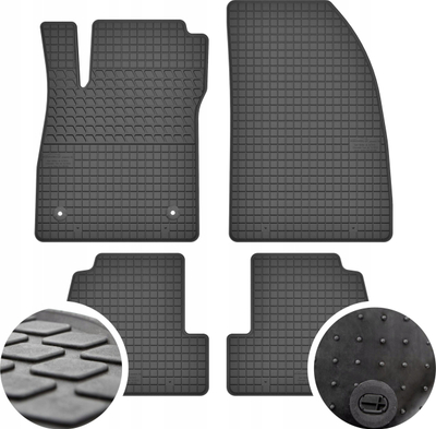 Tapete gome Opel Mokka Mokka X, set 4 copë, ngjyrë e zezë