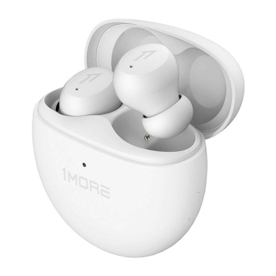 Безжични слушалки 1MORE ComfoBuds Mini, во уво, со кутија за полнење, бели