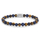 Byzylyk për meshkuj Rebel&Rose Mix Tiger Lapis RR-60133-S, i kaltër/kafe
