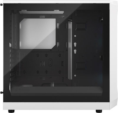 Kasë kompjuteri Fractal Design Focus 2 RGB White TG Clear Tint