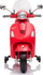 Motorr elektrik për fëmijë Milly Mally Vespa GTS Super, 6V, me drita LED, i kuq