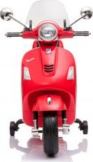 Motorr elektrik për fëmijë Milly Mally Vespa GTS Super, 6V, me drita LED, i kuq