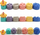 Tulla të buta senzoriale Bounn Soft Sensory Blocks Tower, set me 7 blloqe, për beba 6M+