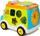 Lodër autobus muzikor Yoolean Happy Bus, piano me projektor, sorter formash, shumëngjyrësh