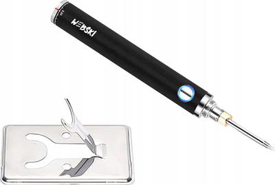 Pistolete saldimi Webski FlatPro2, pa kabllo, 200-470°C, e zezë