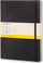 Fletore Moleskine Classic XL, 19x25 cm, faqe me katrorë, e zezë