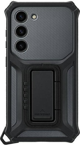 Këllëf telefoni Samsung Rugged Gadget Case EF-RS911CB, për Galaxy S23 S911, titane