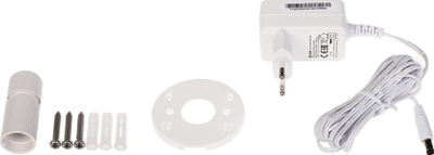 Kamerë sigurie WiFi Dahua IPC-F4CP-LED-0280B, 4MP, 2.8mm, Full Color, IP67, e bardhë