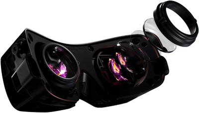 VR очила Pimax Crystal Super, 57PPD, со контролери, црна