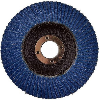 Disk gërryes GERMAFLEX Metal P60 Inox, 125mm, i zi/i kaltër