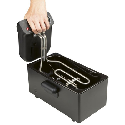 Fritezë vaji ProfiCook PC FR 1325, 3L, 2000W, e zezë