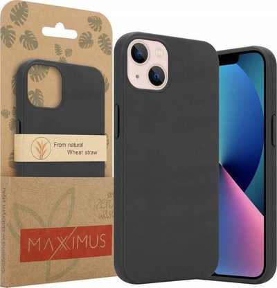 Mbrojtëse telefoni MX Eco për iPhone 15 Plus, TPU që tretet vetë, e zezë
