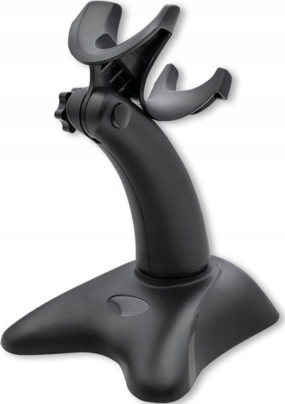 Stand për lexues barkodesh Qoltec 50855, universal, i zi