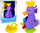 Летна играчка за бања LEANToys Seahorse Waterfall Shower, со водопад, за деца над 12 месеци, шарена