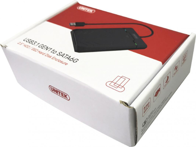 Конектор Unitek 2.5", SSD Pocket - USB 3.0 (Y-3036)