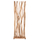 Paravan ndarës druri teak dega natyrale 60×20×181 cm (HM9371)