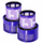Filter i larshëm HEPA Extralink EX.23117 për Dyson V10 SV12, set 2 copë, vjollcë