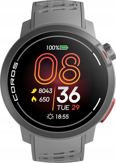 Orë sportive Coros Pace Pro, GPS, ekran AMOLED Always On, e zezë