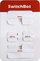 Сет лепливи налепници SwitchBot Add-on Sticker, 3M, силно лепење