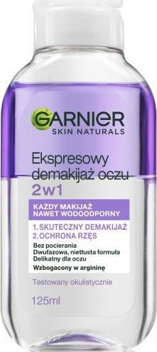 Largues grimi për sy Garnier Skin Naturals 2in1, solucion dyfazor, 125ml