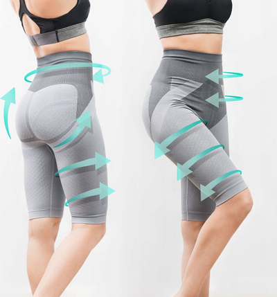 Pantallona modeluese InnovaGoods Tourmaline Slimming Shorts, për gra, të zeza