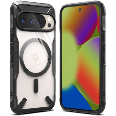 Kapak telefoni Ringke Fusion X Magnetic MagSafe, Google Pixel 10 10 Pro, i tejdukshëm, i zi
