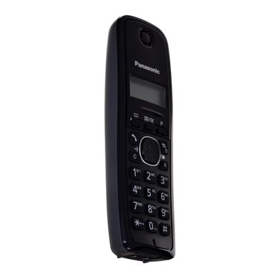 Telefon fiks Panasonic KX-TG1611PDH, pa tela, i zi