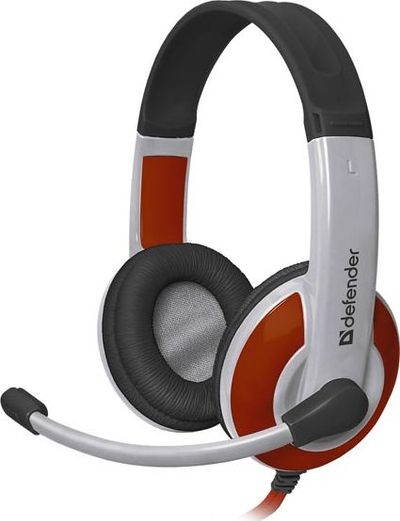 Kufje Defender Warhead G-120, 110dB, 20-20kHz, të bardha / të kuqe