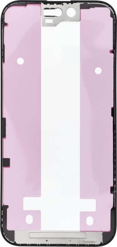 Kornizë LCD MUSTTBY për iPhone 15, pjesë për ndërrim, e zezë