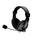 Kufje me mikrofon Spacer SPK-222, stereo, jack 3.5mm, të zeza