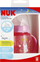 Biberon NUK, 150ml, me dorezë, rozë