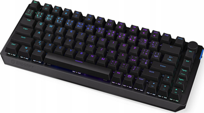 Tastierë gaming Endorfy Thock 75% Wireless, mekanike Kailh Box Black, RGB, layout CZ/SK, e zezë