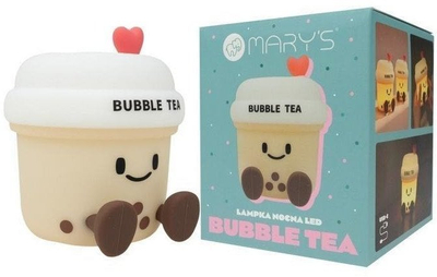 Lampë nate Marys Bubble Tea, LED, me bateri, e bardhë