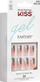 Thonj fallco Kiss My Face Fantasy Gel Nails 60663, set 24 copë, me shkëlqim