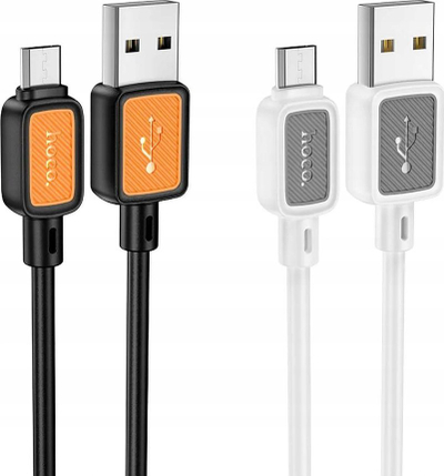 Kabllo USB Hoco X108, USB A n'Micro USB, 1m, 2.4A, e bardhë