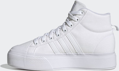 Atlete Adidas Bravada 2.0 Mid Platform M IE2316, Cloudfoam, me shollë platformë, të bardha