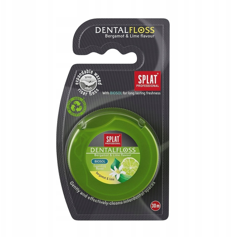 Fije dentare SPLAT Bergamot & Lime, aromë bergamoti dhe lime