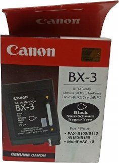Kartush boje Canon BX-3 Bubble Jet, për fax, i zi