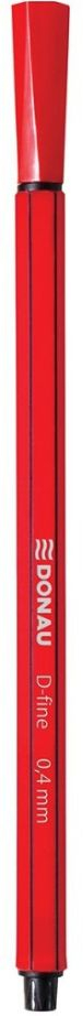Stilolaps fin Donau 0.4mm, majë mikrofibër, i kuq