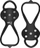 Mbajtëse kundra rrëshkitjes NILS Camp NC1709, 5 maja inoksi, me çantë mbrojtëse, të zeza