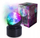 Llampë disko PartyFunLights Mini Party Lamp, 8cm, me LED shumëngjyrëshe, bazë e zezë