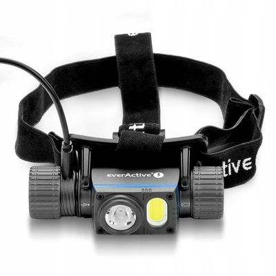 Dritë koke ACV Headlamp, e rikarikueshme, e zezë