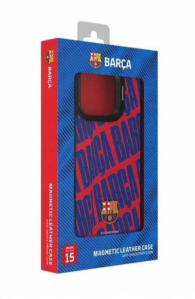 Kuti mbrojtëse telefoni OCPC FC Barcelona, lëkurë PU, me mbajtëse të futur, antirrëshqitëse
