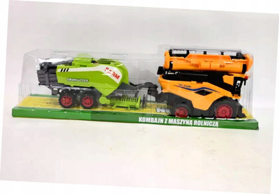 Lodër kombajn Gazelo Combine Harvester G214907, set me makinë bujqësore, plastike, shumëngjyrëshe