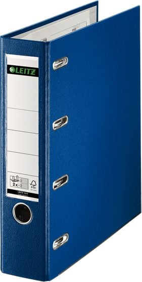Dosje me 2 kapëse Leitz A4, shtyllë 75mm, blu