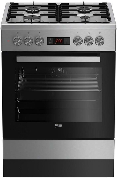 Shporet elektrik Beko FSE62320DX, i zi / çelik