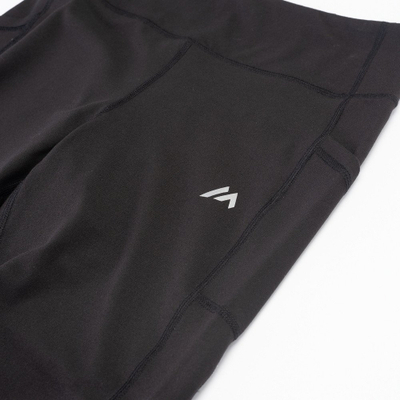 Leggings për femra Lady Vika 1/2, poliestër elastan, të zinj